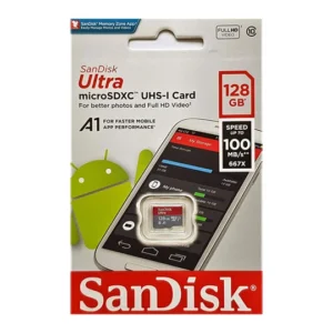 SANDISK ULTRA, 128GB microSDXC (100MB/s) Class 10 UHS-I,SDSQUAR-128G