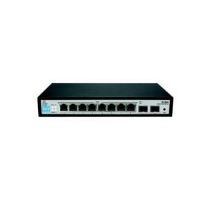 D-LINK DGS-F1100-10PS-E/B, 8-Port PoE Gigabit Smart Managed Switch,DGS-F1100-10PS-E/B