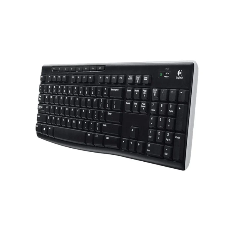 Logitech K270 Wireless Keyboard, Black - Model No: 920-003736