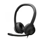 Logitech H390 USB-A Headset with Noise Cancelling Mic, Black - Model No: 981-000406