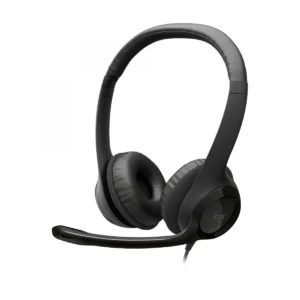 Logitech H390 USB-A Headset with Noise Cancelling Mic, Black - Model No: 981-000406