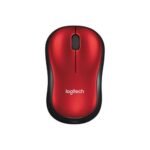 Logitech M185 Wireless Mouse, Red - Model No: 910-002237