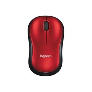 Logitech M185 Wireless Mouse, Red - Model No: 910-002237