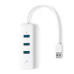 TP-Link USB 3.0 to 3-Port Hub & Gigabit Ethernet Adapter - Model No: TL-UE330