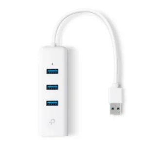 TP-Link USB 3.0 to 3-Port Hub & Gigabit Ethernet Adapter - Model No: TL-UE330