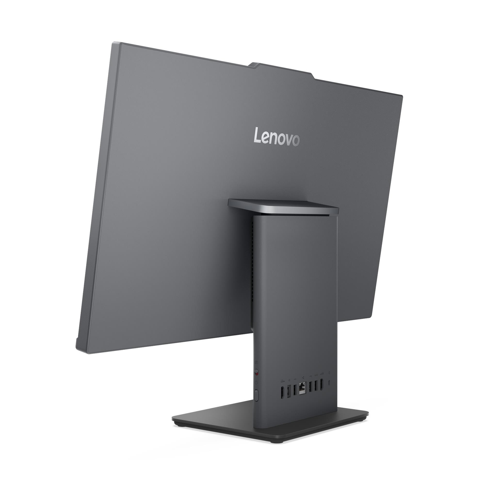 Lenovo ThinkCentre neo 50a 27 Gen 5, Intel Core 5 210H, 16GB DDR5 5200, 512GB SSD M.2 2280 PCIe 4.0x4 NVMe, No OS, 27" FHD IPS, No ODD, WLAN + Bluetooth (Intel Wi-Fi 6 AX201, 802.11ax 2x2 + BT5.2), 5.0MP Camera, 3Wx2 Speakers, EOS Wireless Keyboard & Mouse, Luna Grey, 2 Year Warranty, Rear Ports: One USB-A (USB 10Gbps / USB 3.2 Gen 2), Two USB-A (Hi-Speed USB / USB 2.0), One HDMI-in 1.4, One HDMI-out 2.1 TMDS, One Ethernet (RJ-45), One power connector, Left Ports: One USB-C (USB 10Gbps / USB 3.2 Gen 2), data transfer and 15W charging, One headphone / microphone combo jack (3.5mm) - 12SA003XUM - Image 2