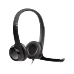 Logitech H390 USB-C Headset with Noise Cancelling Mic, Black - Model No: 981-001576