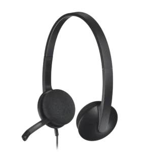 Logitech H340 USB-A Headset with Noise Cancelling Mic, Black - Model No: 981-000475