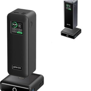 Anker Prime 27,650mAh Power Bank (250W) with 100W Charging Base Black