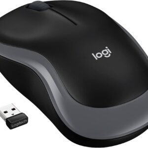 Logitech M185 Wireless Mouse, Swift Grey - Model No: 910-002235
