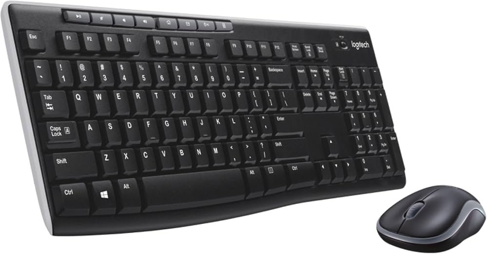 Logitech MK270 Wireless Keyboard and Mouse Combo - Model No: 920-004509