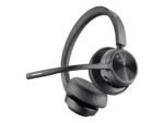Poly Voyager 4320-UC Wireless Bluetooth Stereo Headset, Noise-Cancelling, MS Teams, USB-A + BT700 - Model No: 76U49AA