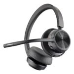Poly Voyager 4320-UC Wireless Bluetooth Stereo Headset, Noise-Cancelling, MS Teams, USB-A + BT700 - Model No: 76U49AA