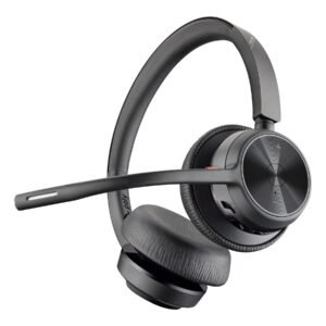 Poly Voyager 4320-UC Wireless Bluetooth Stereo Headset, Noise-Cancelling, MS Teams, USB-A + BT700 - Model No: 76U49AA