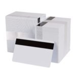 Magnetic Stripe HiCo White PVC Cards (Box of 500)