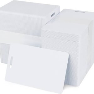 Plain White PVC Cards CR80 (Box of 500)