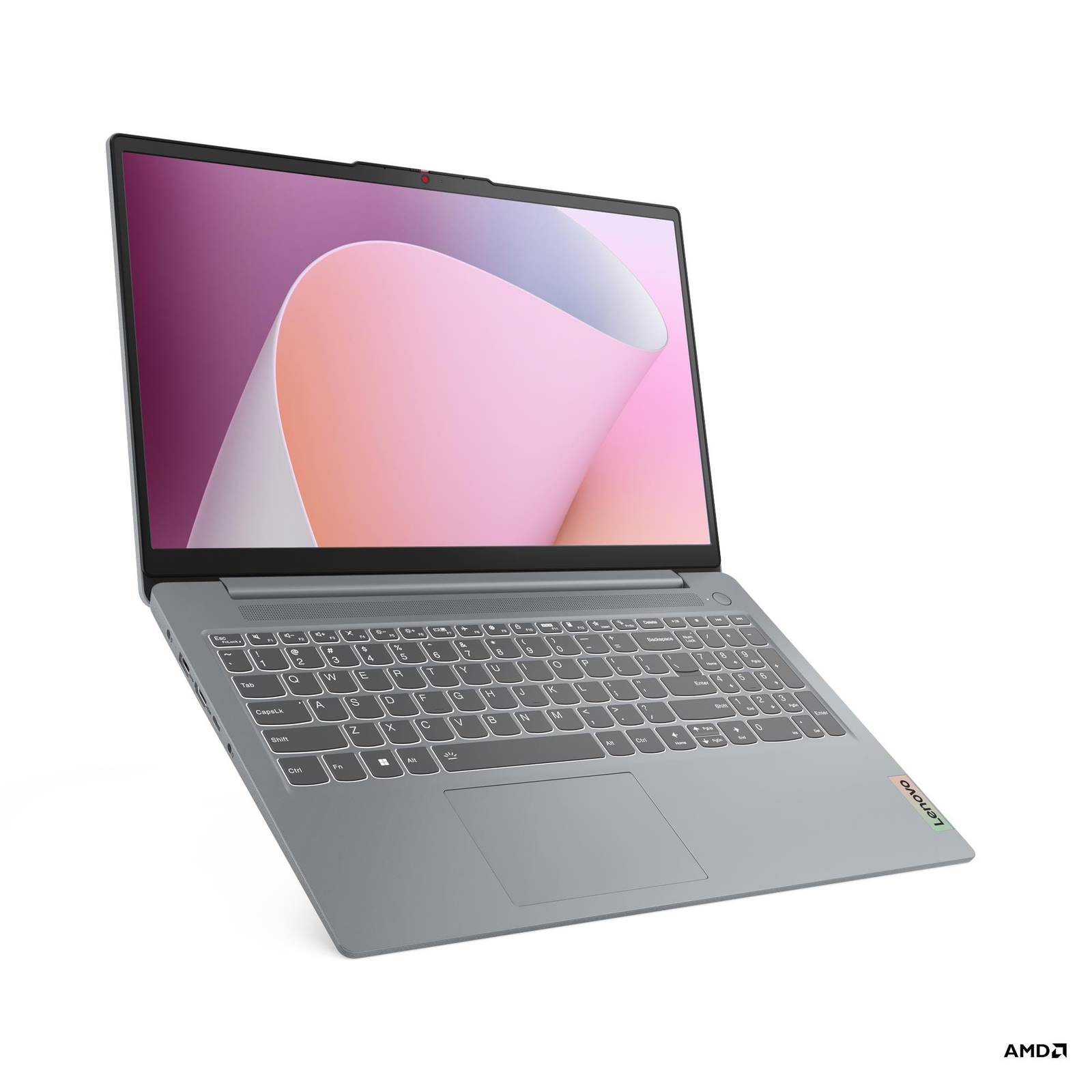 Lenovo IdeaPad Slim 3 15ABR8, AMD Ryzen 7 5825U, 16GB DDR4 3200 Soldered (not upgradable), 512GB SSD M.2 2242 PCIe 4.0x4 NVMe, Intergrated AMD Redeon Graphics, Windows 11 Home, 15.6" FHD IPS Touch Screen, No ODD, WLAN + Bluetooth (Wi-Fi 6, 802.11ax 2x2 + BT5.2), HD 720p with Privacy Shutter Webcam, Stereo speakers, Arctic Grey, 1 Year Warranty from seller, Ports: Two USB 3.2 Gen 1, One USB-C 3.2 Gen 1 (support data transfer, USB PD 45-65W and DisplayPort 1.2), One HDMI 1.4b, One Headphone / microphone combo jack (3.5mm), One SD card reader, One Round tip Power connector - 82XM00LMUS - Image 2