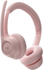 Logitech Zone 300 Bluetooth Headset with Noise Cancelling Mic, Rose - Model No: 981-001412