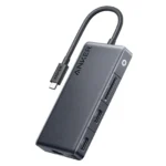 Anker USB-C Hub (7-in-1, Dual Display) Gray