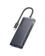 Anker USB-C Hub (7-in-1, Dual Display) Gray