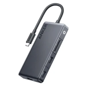 Anker USB-C Hub (7-in-1, Dual Display) Gray