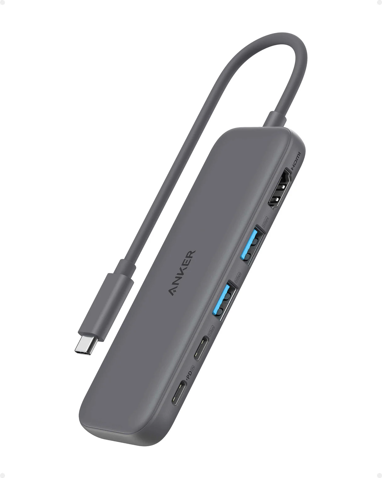 Anker 332 USB-C Hub (5-in-1) Black