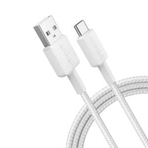 Anker 322 USB-C to Lightning Cable (6ft Braided) White