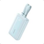 Anker Power Bank (10K, 30W, Built-in USB-C+Lightning Cable) Blue