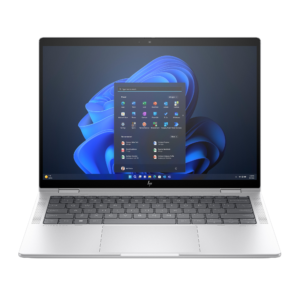 HP EliteBook x360 1040 G11 AI PC, Intel Core Ultra 7 155H vPro, 32GB LPDDR5x 7500 (onboard), 1TB PCIe Gen4 NVMe TLC M.2 SSD, Integrated Intel Arc Graphics, Windows 11 Pro, 14″ 2.8K OLED Touch Screen, No ODD, Intel Wi-Fi 7 BE200 (2×2) and Bluetooth 5.4 wireless card, 5MP IR Camera With Privacy key, Poly Studio with quad stereo speakers with discrete amplifiers, integrated dual array microphones, Fingerprint Reader, Spill-resistant Backlit Keyboard, Silver, 1 Year Warranty from Seller, Ports: One USB Type-C 10Gbps signaling rate (USB Power Delivery, DisplayPort 1.4), One USB Type-A 5Gbps signaling rate (USB Power Delivery), One HDMI 2.1, One headphone/microphone combo jack, Two Thunderbolt 4 with USB Type-C 40Gbps signaling rate (USB Power Delivery, DisplayPort 2.1) – CP3M0UA HP Rechargeable Active Pen G3
