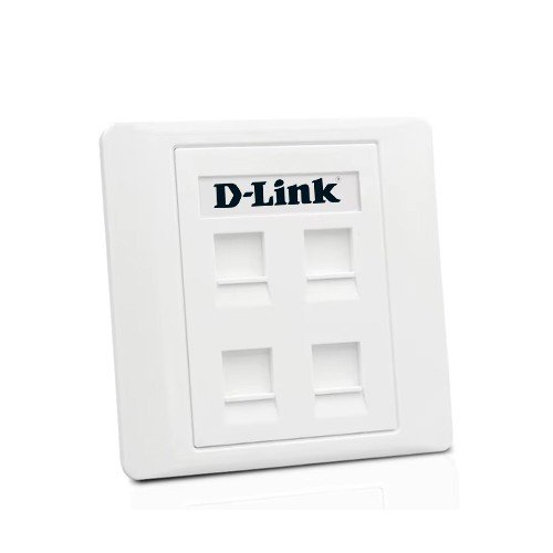 D-LINK four port faceplate