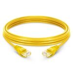 D-Link Cat6A 10G 3M UTP 24 AWG PVC Yellow Round Patch Cord