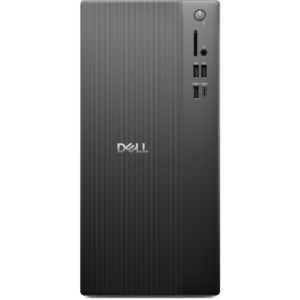 Dell Tower ECT1250, Intel Core i3 14100, 8GB DDR5 4800, 512GB M.2 PCIe NVMe SSD, No OS, No ODD, WLAN + Bluetooth (Mediatek Wi-Fi 6 MT7920, 802.11ax 2×2 + BT5.2), USB Wired Keyboard and Mouse, Black, 1 Year Warranty, Front Ports: One 3.0 SD card Reader, One Universal Audio Jack, Two USB-A 2.0, One USB-A (USB 5Gbps / USB 3.2 Gen 1), One USB-C (USB 5Gbps / USB 3.2 Gen 1), Rear Ports: One DisplayPort 1.4a, One HDMI 2.1, Two USB-A (USB 5Gbps / USB 3.2 Gen 1), Two USB-A 2.0, One RJ45 Ethernet, One Kensington Lock Slot – ECT1250_RPLS-R_013 No Monitor