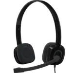 Logitech H151 Stereo Headset, Black (3.5mm)