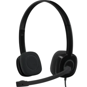 Logitech H151 Stereo Headset, Black (3.5mm)