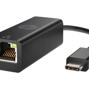 HP USB-C to RJ45 Adapter – Black – V7W66AA