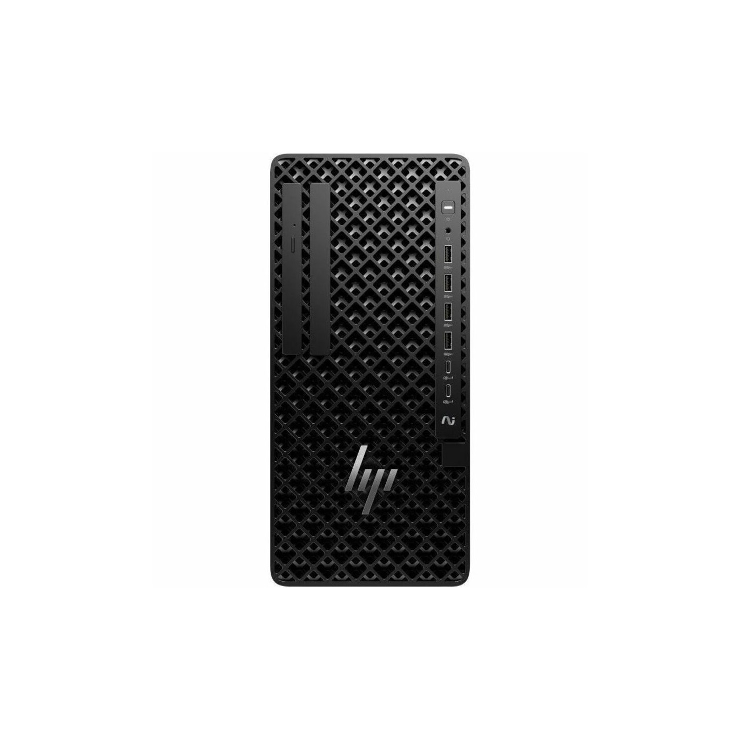 HP Z1 Tower G1i Workstation Desktop PC, Intel Core Ultra 7 265 vPro, 8GB DDR5 5600, 512GB PCIe NVMe M.2 SSD, FreeDOS, No ODD, 280W PSU, HP 125 Wired Keyboard & Mouse, Black, 1 Year Warranty from seller, Front Ports: Two USB Type-C 20Gbps signaling rate, Four USB Type-A 10Gbps signaling rate, One headphone/microphone combo, Rear Ports: Two USB Type-A 5Gbps signaling rate, One HDMI 2.1, One RJ-45, Oneaudio line-in/line-out, Three USB 2.0 Type-A, Two DisplayPort 2.1 – B34LSES No Monitor