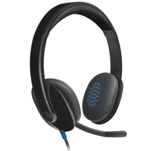 Logitech H540 USB-A Headset with Noise Cancelling Mic, Black - Model No: 981-000480