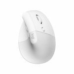 Logitech Lift Vertical Ergonomic Wireless and Bluetooth Mouse – Off White – 910-006475