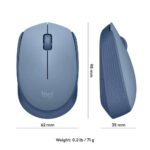 Logitech M171 Wireless Mouse, Blue Grey - Model No: 910-006866