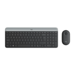 Logitech MK470 Slim Wireless Keyboard and Mouse Combo, Graphite – Model No: 920-009204