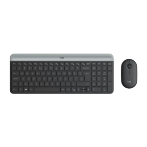 Logitech MK470 Slim Wireless Keyboard and Mouse Combo, Graphite – Model No: 920-009204