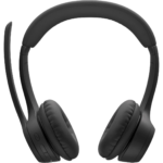 Logitech Zone 300 Bluetooth Headset with Noise Cancelling Mic, Midnight Black – Model No: 981-001407
