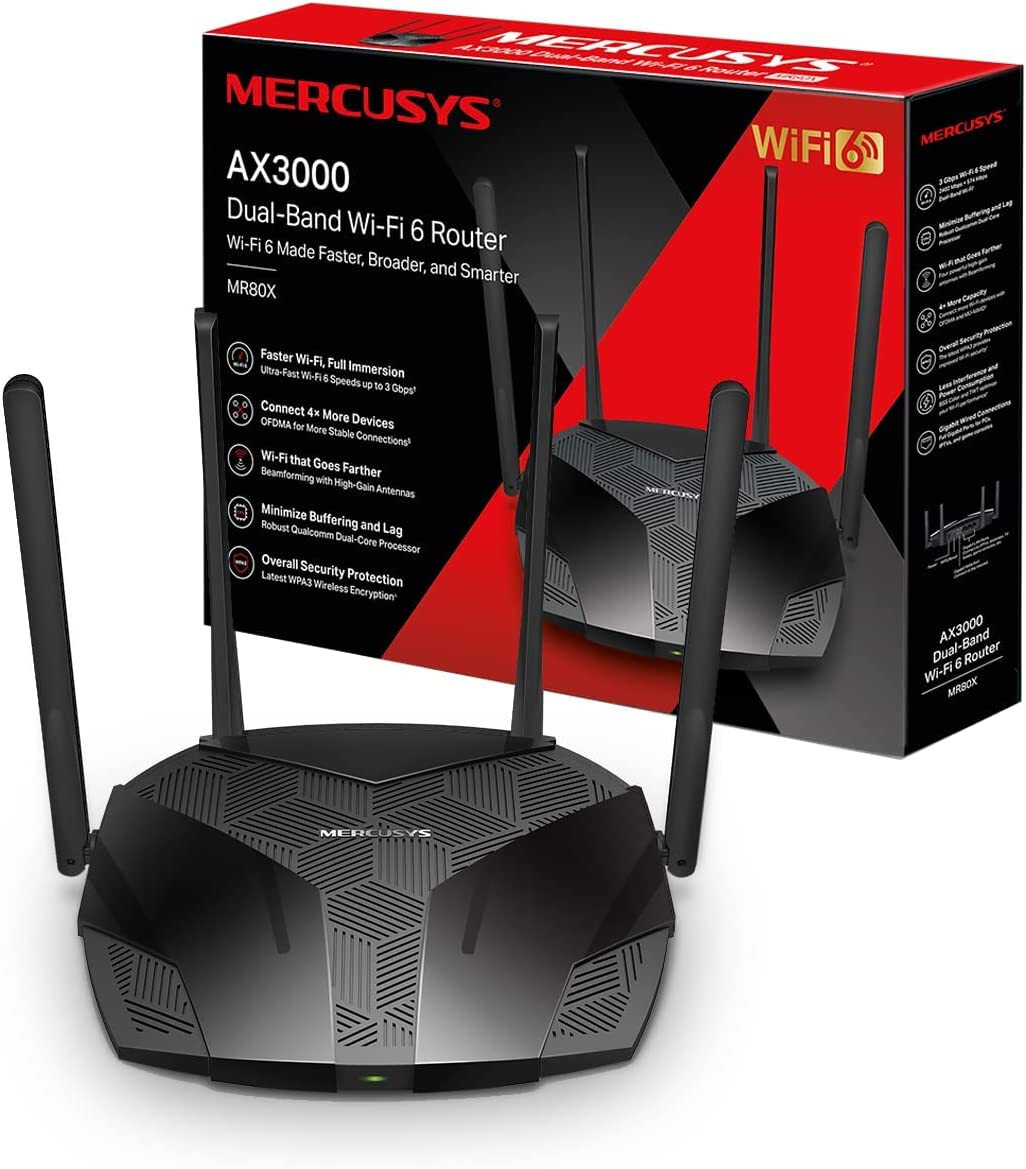 MERCUSYS AX3000 Dual-Band Wi-Fi 6 Router b - Ivonix
