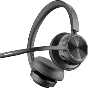 Poly Voyager Focus 2 Wireless Bluetooth Stereo Headset, Active Noise-Cancelling, MS Teams, USB-C + BT700C - Model No: 9T9J4AA