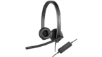 Logitech H570e Stereo USB-A Headset with Noise Cancelling Mic, Black - Model No: 981-000575