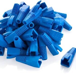 RJ45 Strain Relief Boots Blue PVC Type 50 Pack