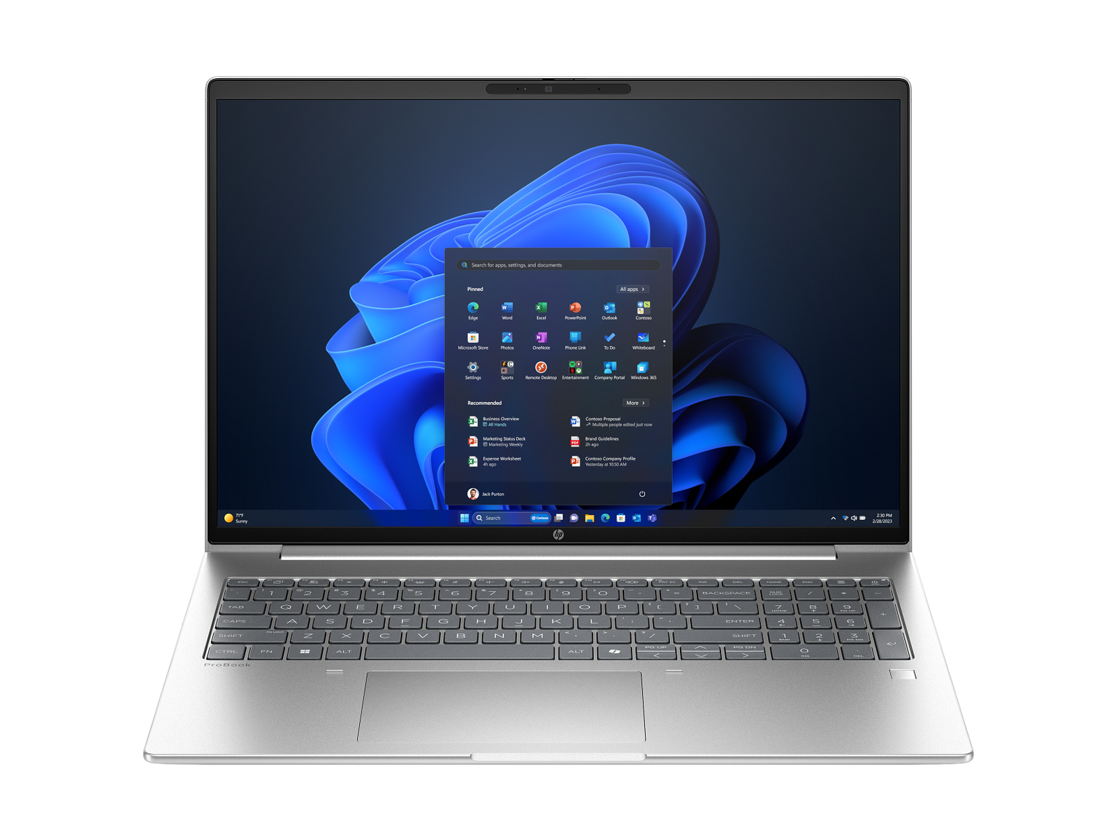 HP ProBook 4 G1i 16 AI PC, Intel Core Ultra 7 255U, 16GB DDR5 RAM, 512GB SSD, FreeDOS, 16" WUXGA - Model No: CT1G9ET