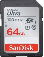 SanDisk Ultra SDXC UHS-I Card 100MBPS 64GB Class 10 - SDSDUNR-064G-GN3IN