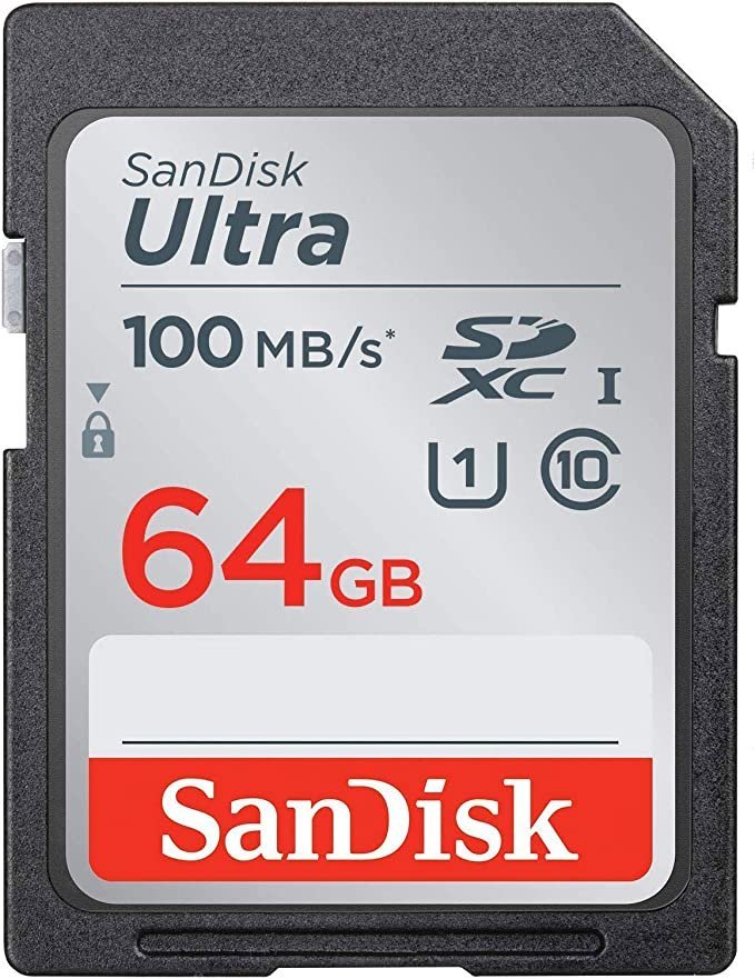 SanDisk Ultra SDXC UHS-I Card 100MBPS 64GB Class 10 - SDSDUNR-064G-GN3IN - Ivonix SanDisk Ultra SDXC UHS-I Card 100MBPS 64GB Class 10 - SDSDUNR-064G-GN3IN