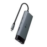 TP-Link 9 Port Hub - USB Type C to RJ 45, Three USB A, HDMI, PD, Type C and SD & microSD UHS-I - TL-UH6120C